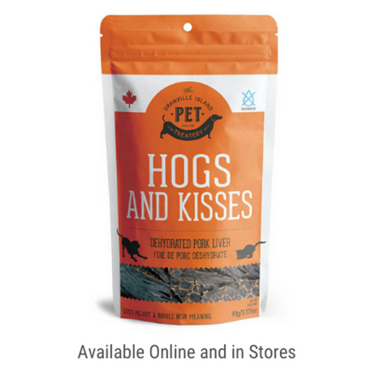 Hogs and Kisses - Dehydrated Pork Liver Treat for Dogs & Cats