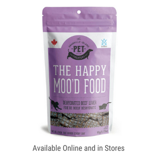 The Happy Moo'd Food - Dehydrated Beef Liver Treat for Dogs & Cats