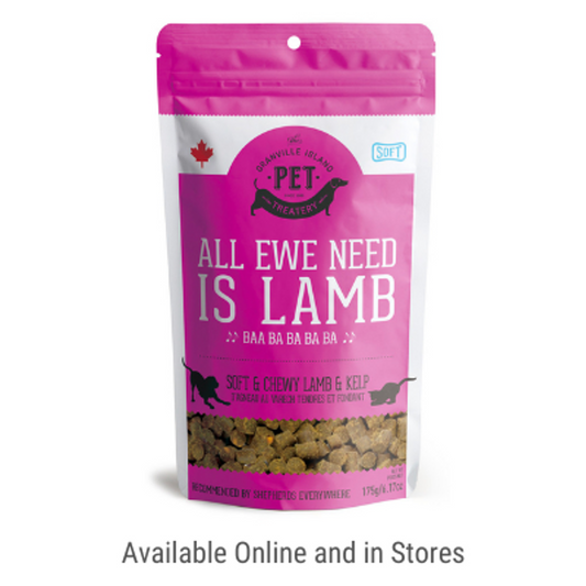 All Ewe Need is Lamb - Soft & Chewy Lamb & Kelp Treat for Dogs & Cats