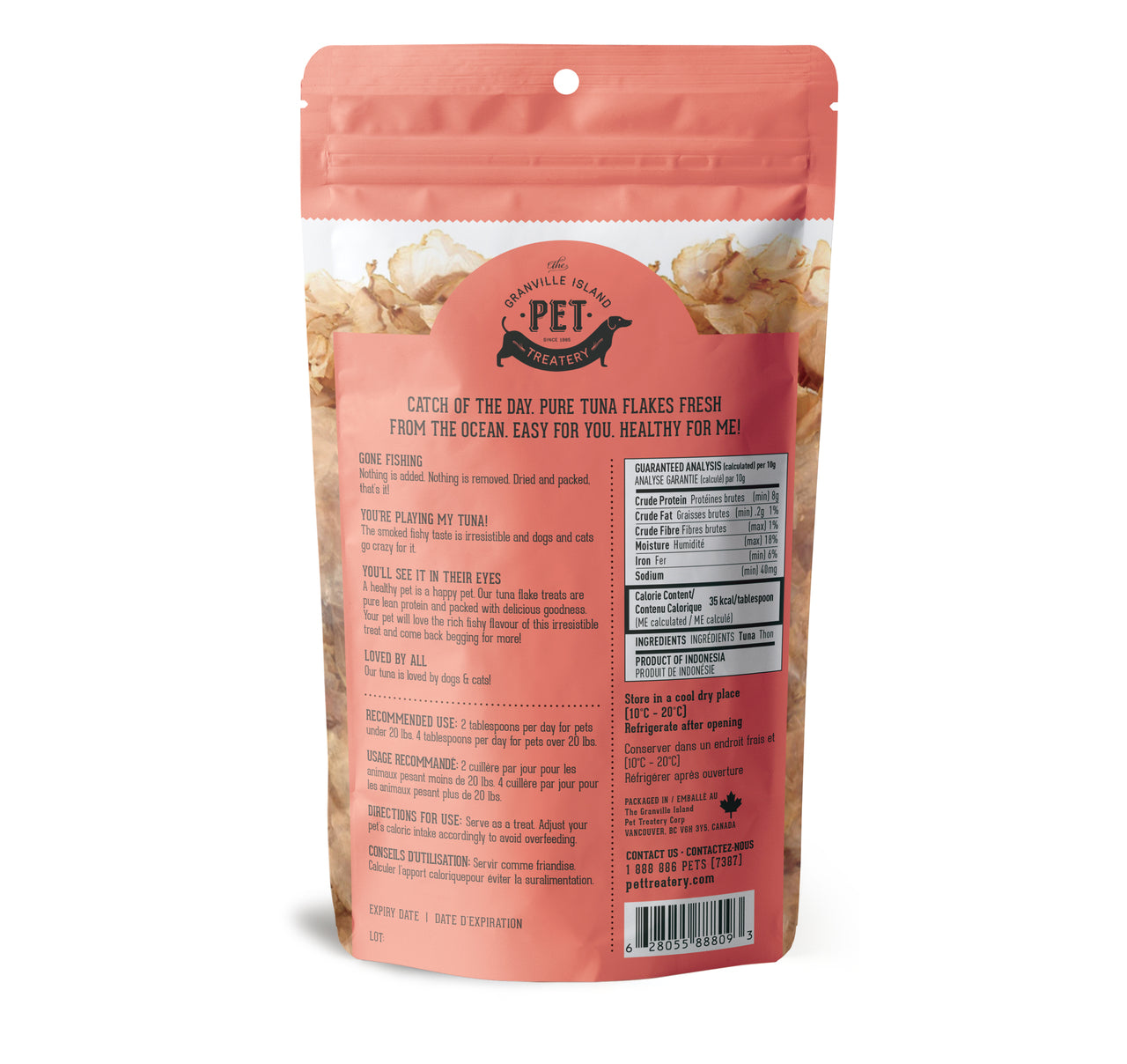 Tuna Flakes - Freeze Dried Dog & Cat Treat 1.1oz