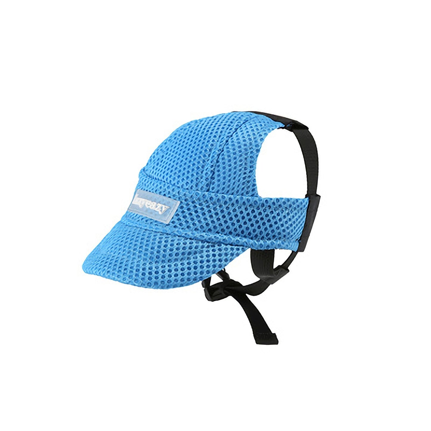Sky blue sporty mesh cap for dogs