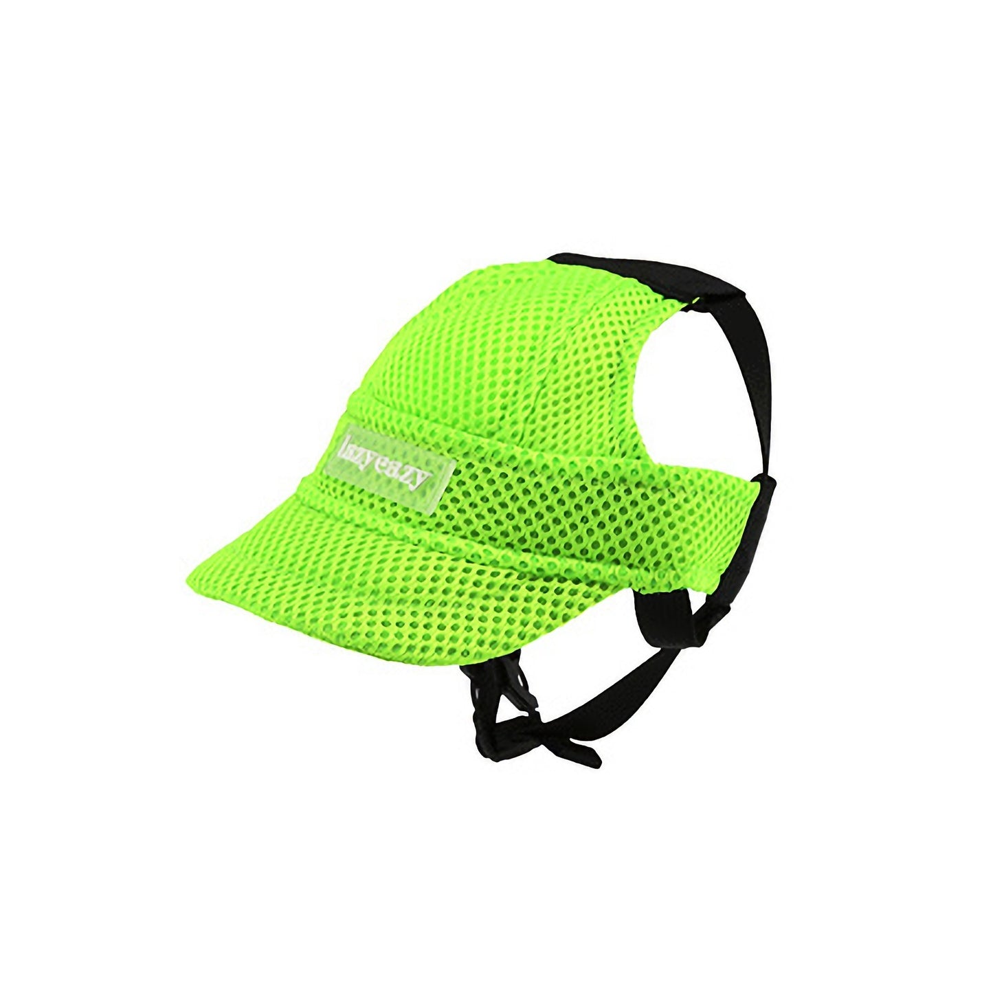 Neon green sporty mesh cap for dogs