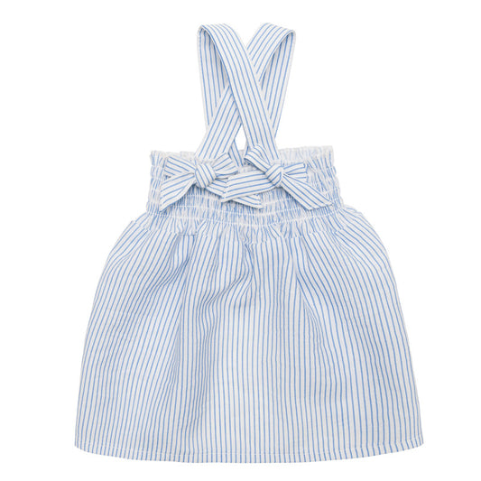 X Strap Striped Dress Dog