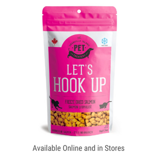 Let's Hook Up - Freeze Dried Wild Salmon Treat for Dogs & Cats 1.76oz