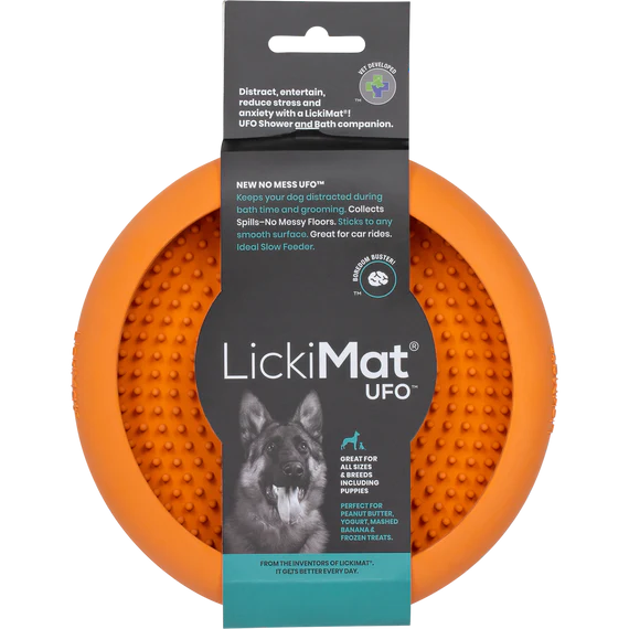 LickiMat no mess slow feed bowl and enrichment lick mat for dogs