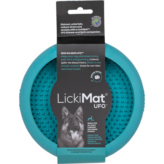 LickiMat no mess slow feed bowl and enrichment lick mat for dogs