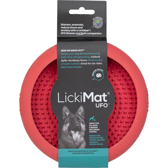 LickiMat no mess slow feed bowl and enrichment lick mat for dogs