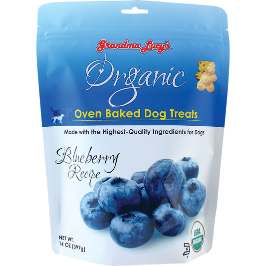 Organic Baked Dog Treats - Blueberry 14oz