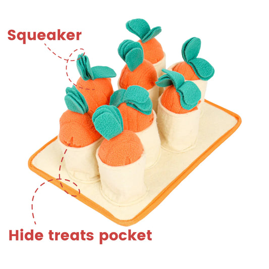 Carrot Patch Snuffle Toy