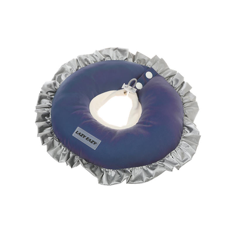 Donut Post-Surgery Recovery Collar w/ Ruffles Dog & Cat