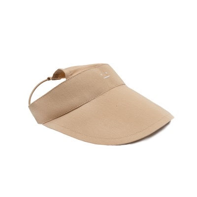 Beige sun visor for dogs