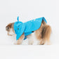 Blue Cape Raincoat w/ Bow Dog