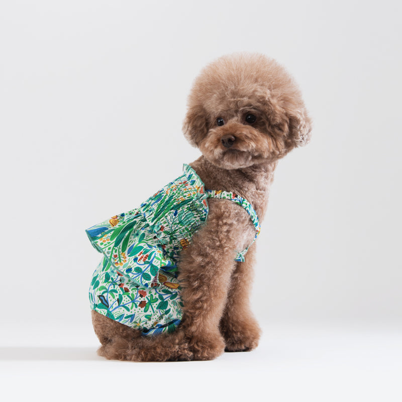 Tropical Print Romper Dog