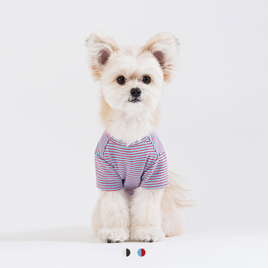 Basic Stripe T-Shirt Dog