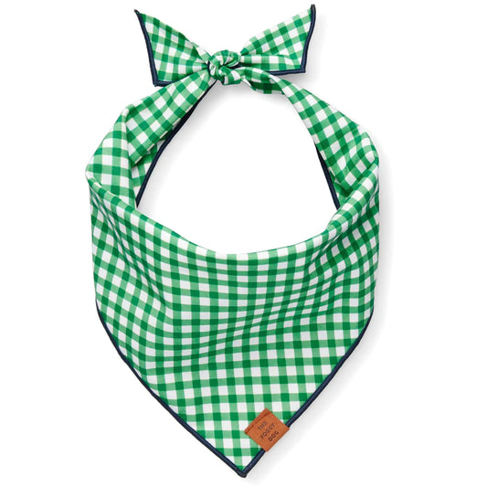 Grass Gingham Bandana